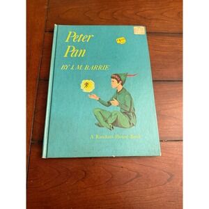 PETER PAN BY‎ JM BARRIE HARDCOVER 1957 ILLUSTRATED